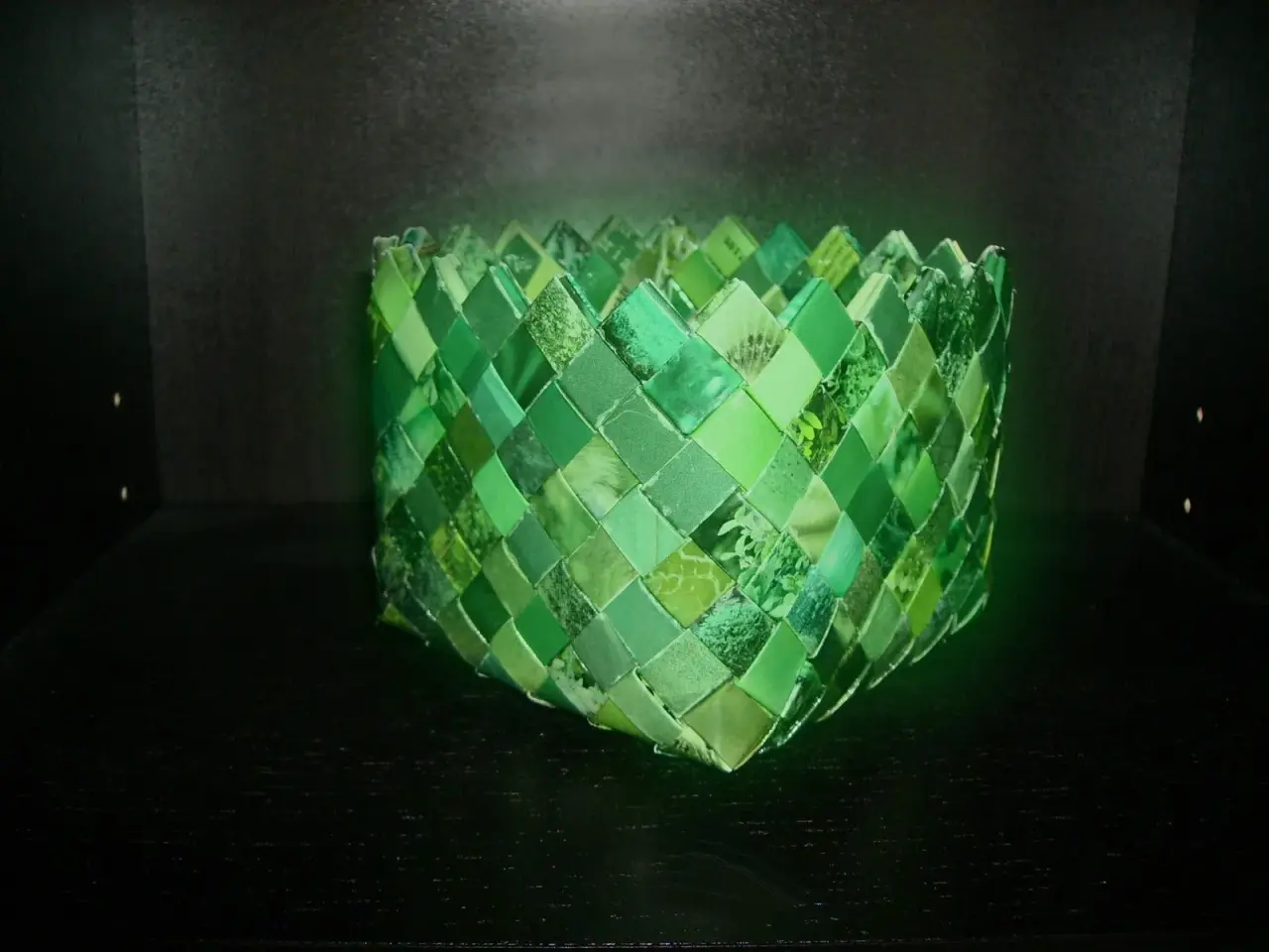 Billede 2 - FLETTET KURV - HÅNDLAVET - Candy wrap