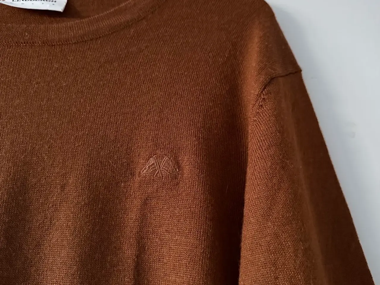 Billede 2 - Lindbergh brun striksweater str XL
