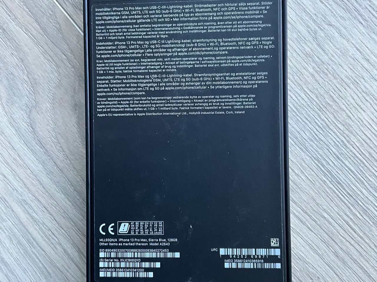 Billede 2 - Iphone 13 Pro Max 128GB