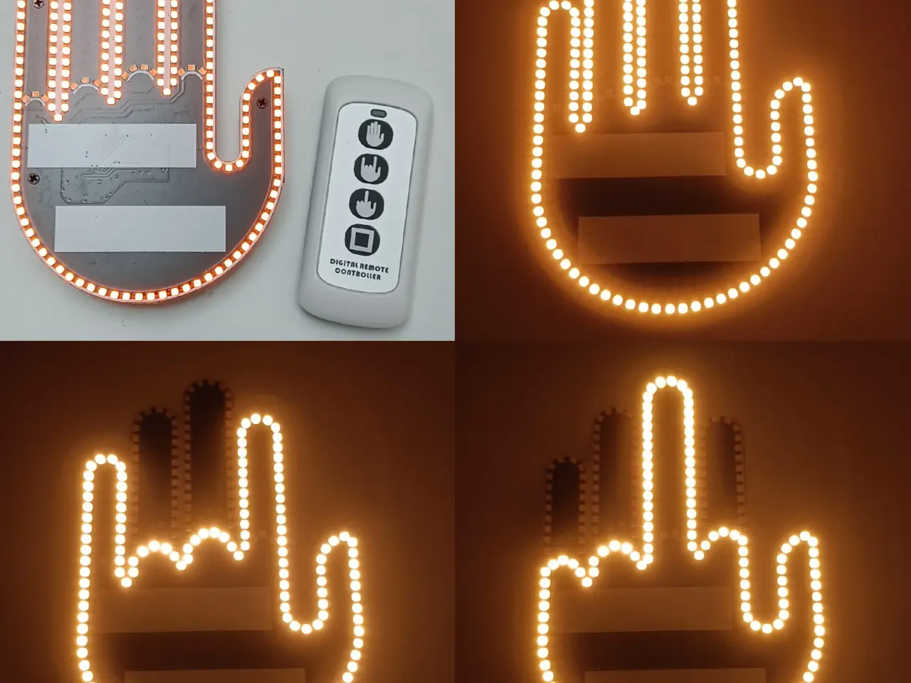 Billede 1 - NY! LED Display + Trådløs fjernbetjening