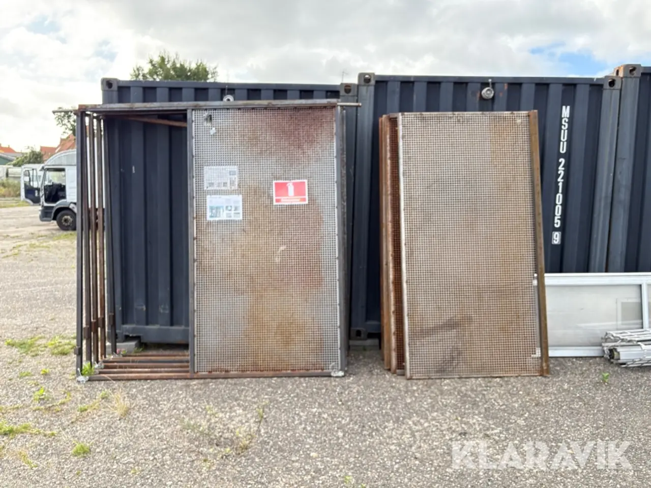 Billede 2 - Sikkerhedsgitre til fyrværkericontainer, 11 Styk