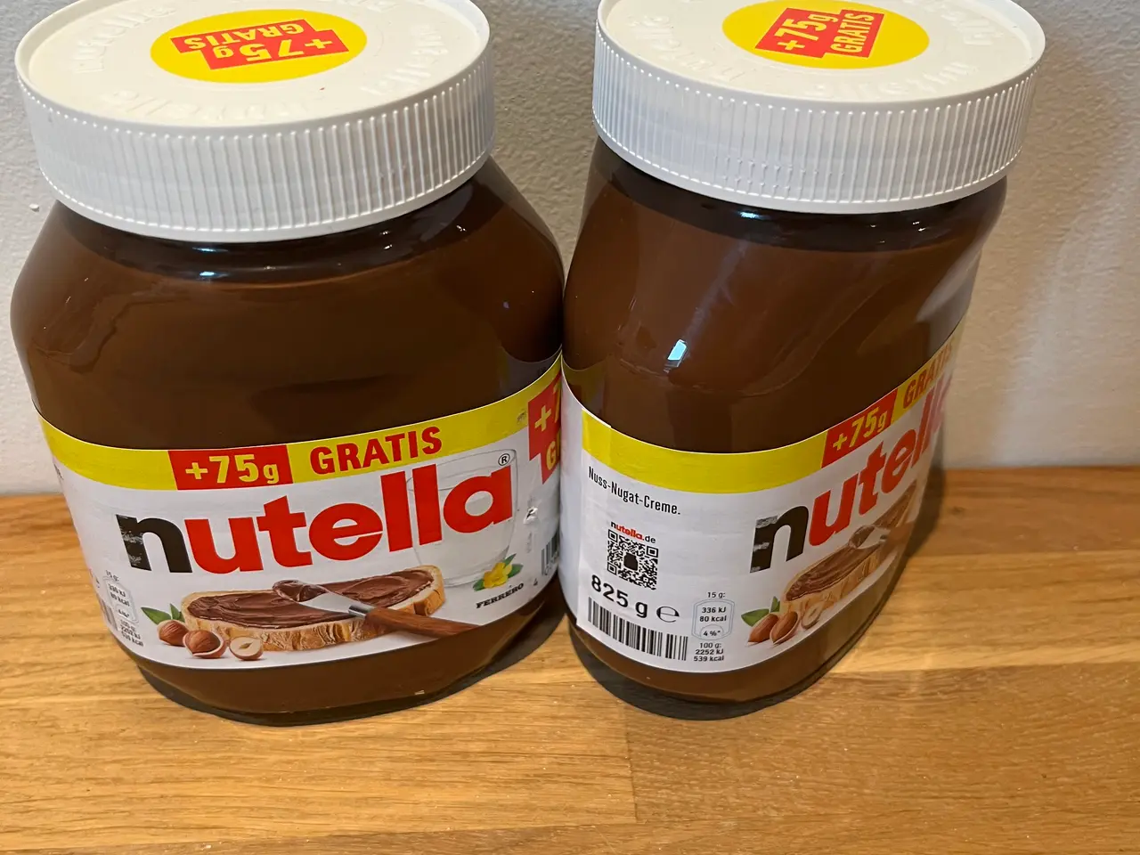 Billede 1 - Nutella 2 x 825 gr