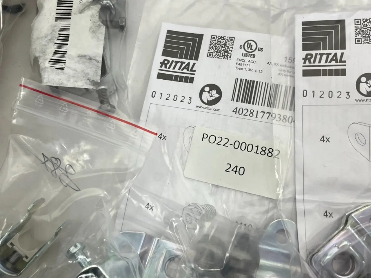 Billede 6 - Rittal kabinet Hardware parti : Mounting Kits,