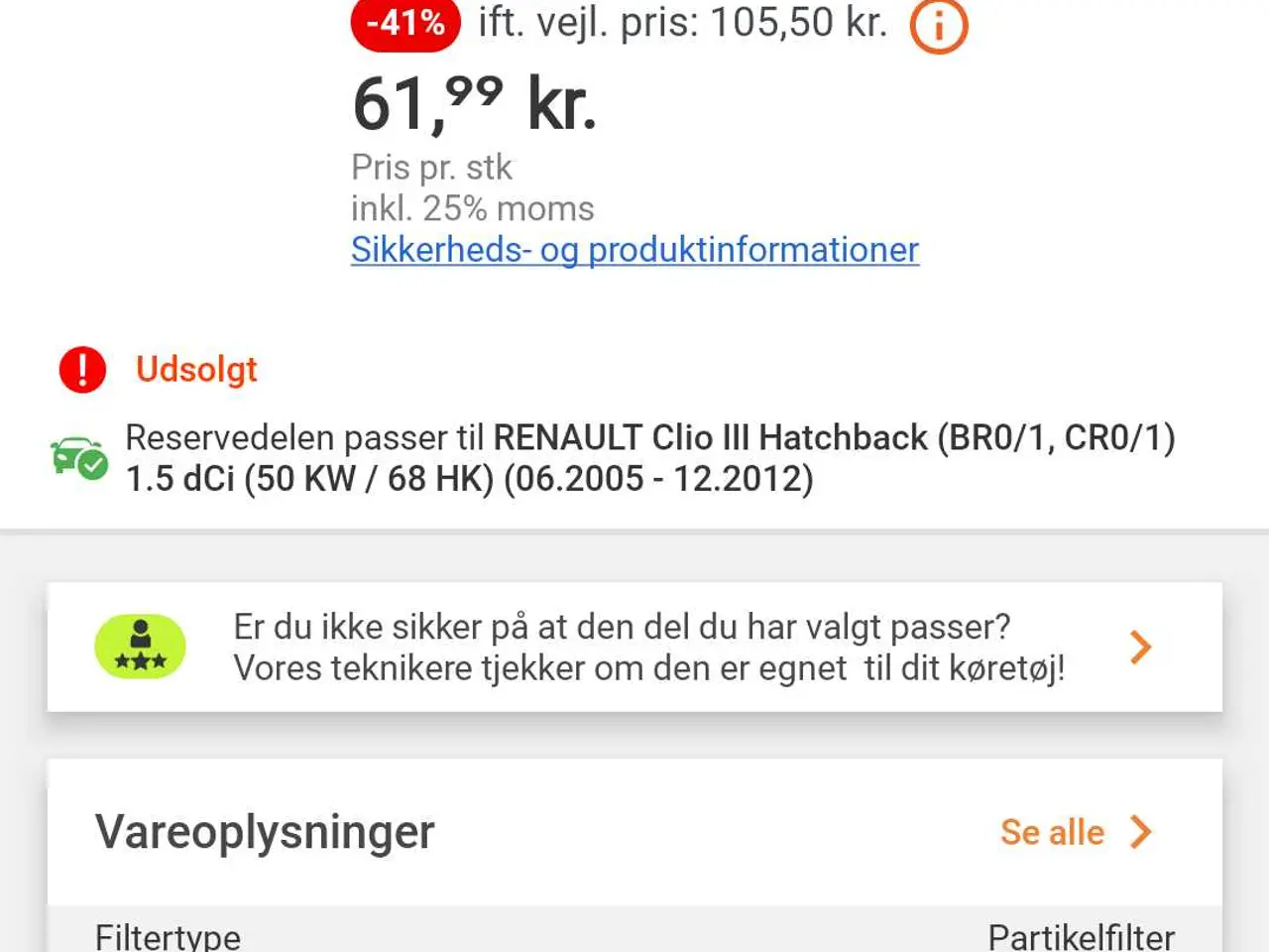 Billede 5 - Renault Clio 3 1.5 dci nedsat nypris 