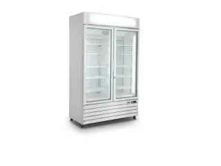 Displaykøleskab med 2 glasdøre – 885 liter