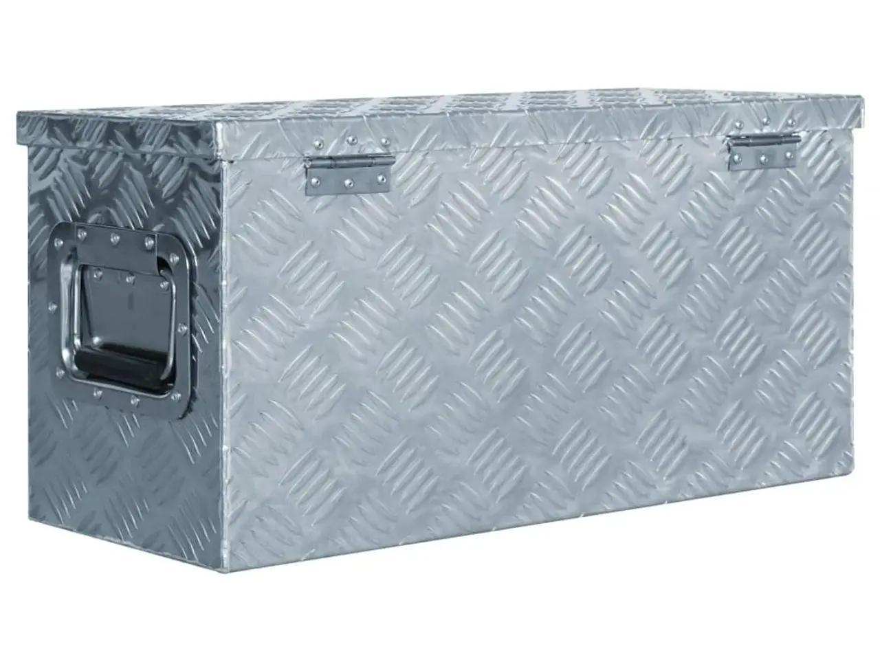 Billede 3 - Aluminiumskasse 61,5 x 26,5 x 30 cm sølvfarvet