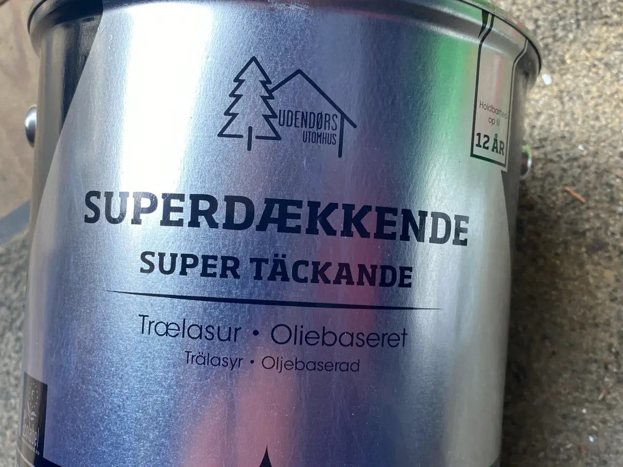 Billede 1 - Superdækkende træbeskyttelse farve skifer