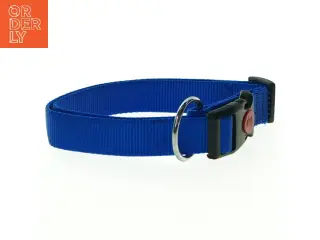 Blå hundehalsbånd (str. 35 cm lang)