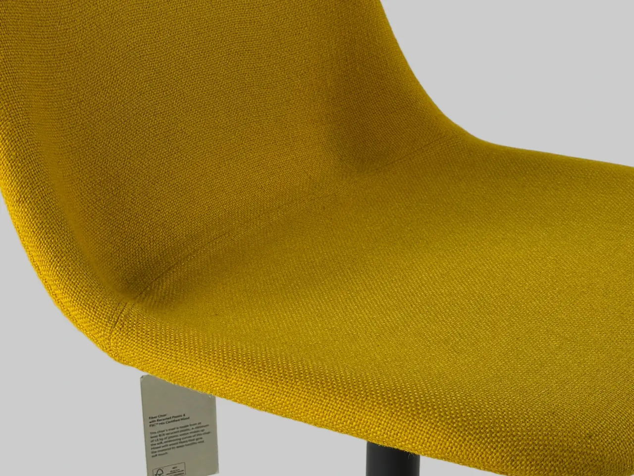 Billede 6 - Muuto Fiber Side Stol – Gul/Antracitgrå Stel