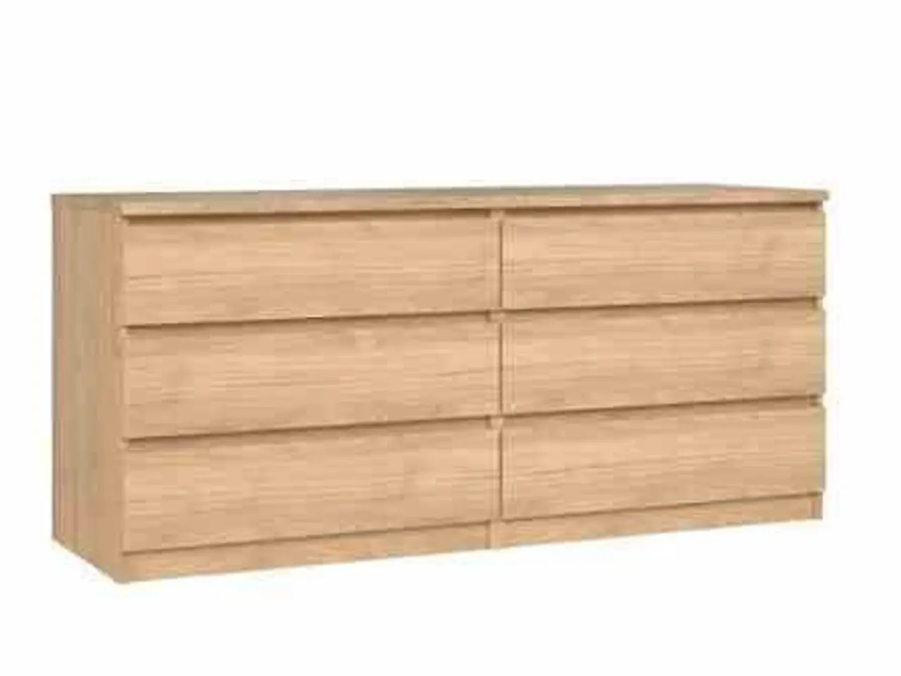 Billede 2 - Tvilum, Naia Dobbelt kommode 6 skuffer - Jackson Hickory