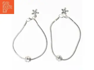Sølv armbånd sæt (str. 2 stk 17,5 cm)