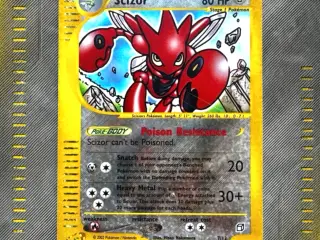 Scizor 7/12 Holo - Box Topper - Vintage Pokemon