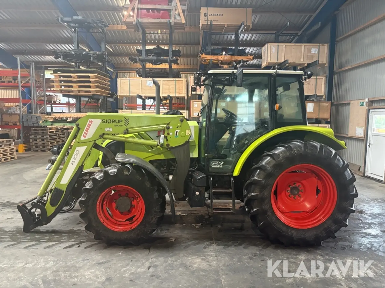 Billede 2 - Traktor Claas 340 Axos med frontlæsser