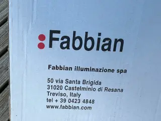 Væglampe i krom og glas - Fabbian