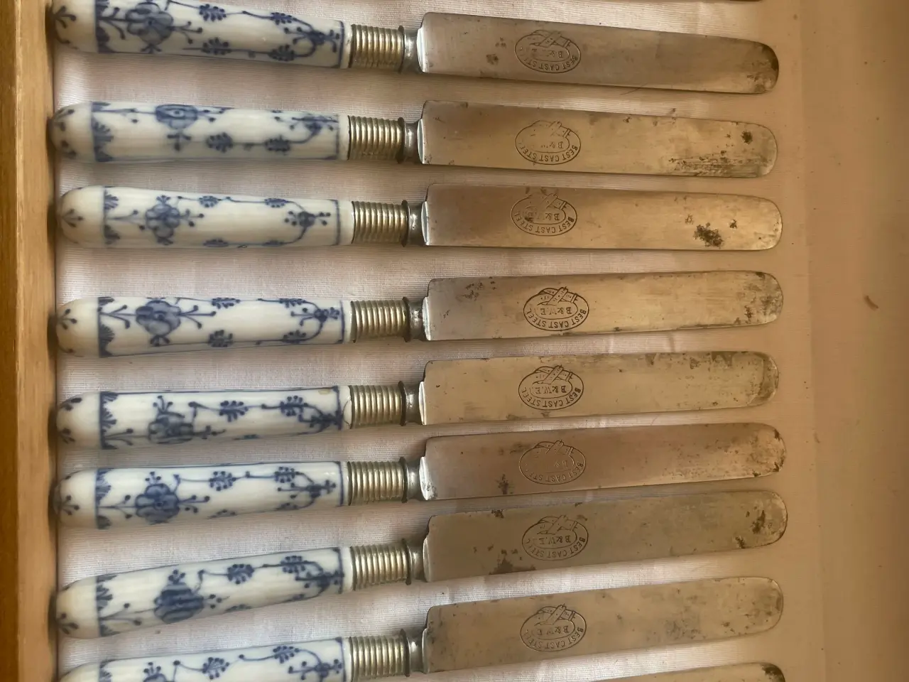 Billede 1 - Knive med porcelæns skafter
