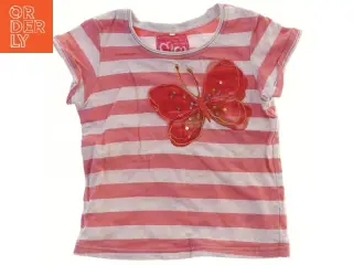 Bluse med sommerfugl (str. 92)
