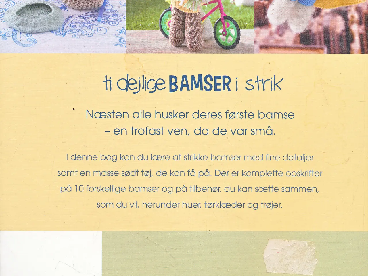 Billede 2 - TI DEJLIGE BAMSER I STRIK PLUS SØDT TØJ OG TILBEHØ