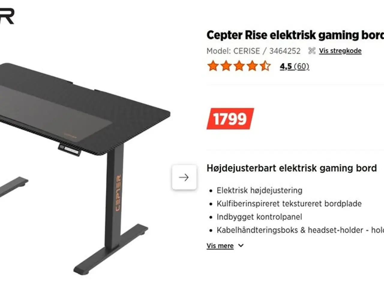 Billede 5 - KOMPLET SETUP (Gamer-PC, Skrivebord, Skærm, stol m