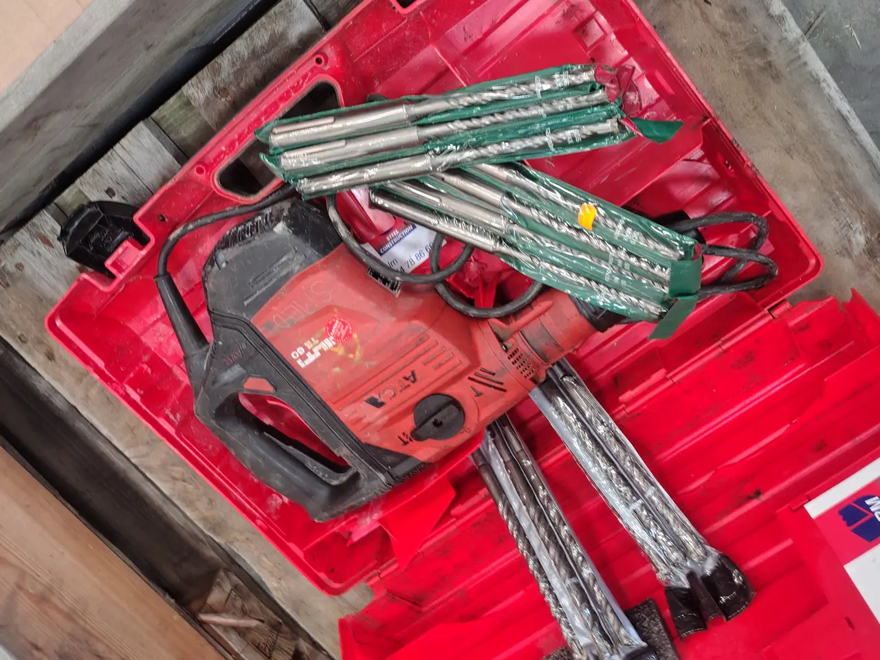 Billede 3 - Borehammer og bor HILTI TE60