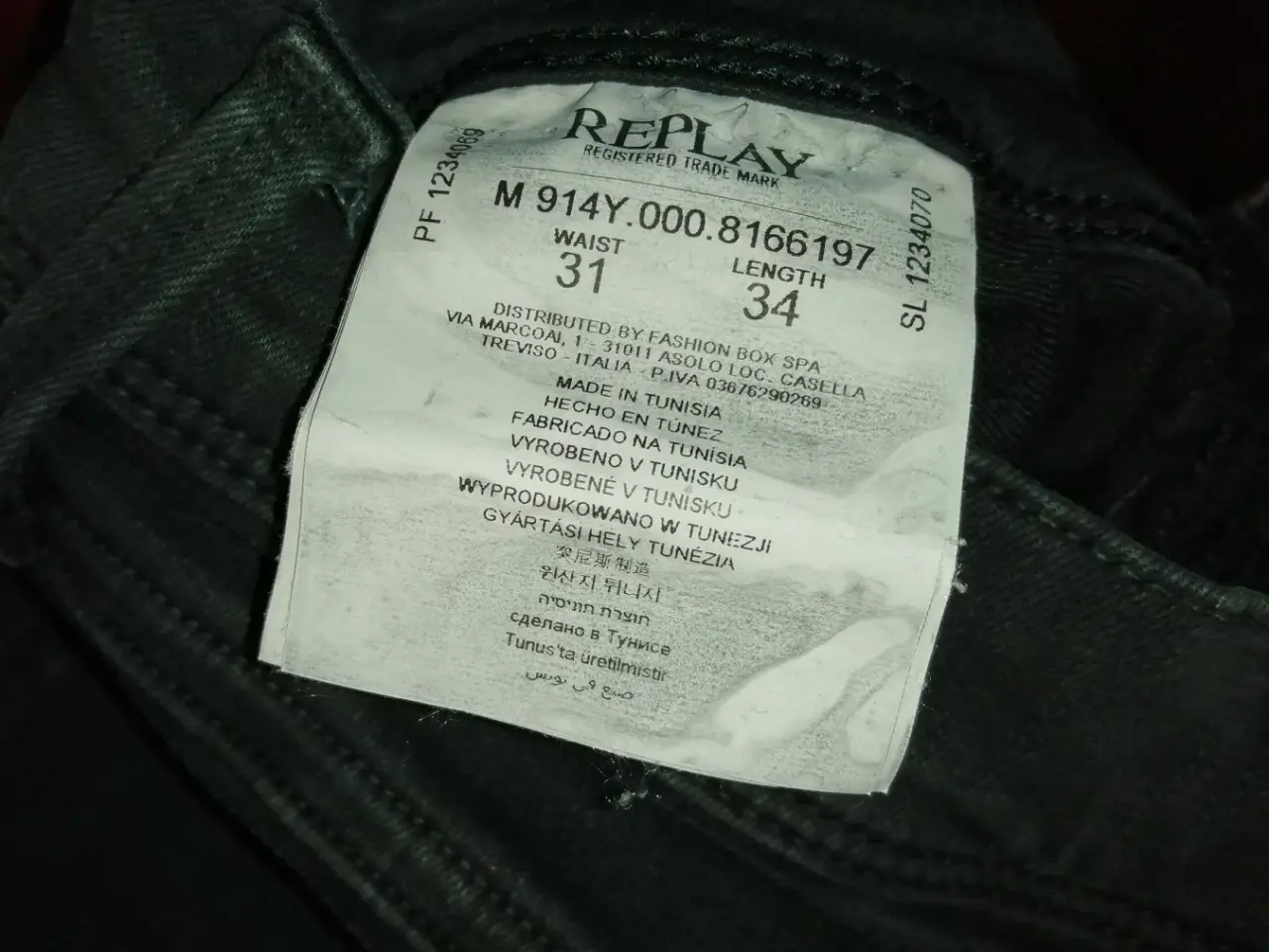Billede 5 - REPLAY DAME JEANS I FLOT STAND, W 31
