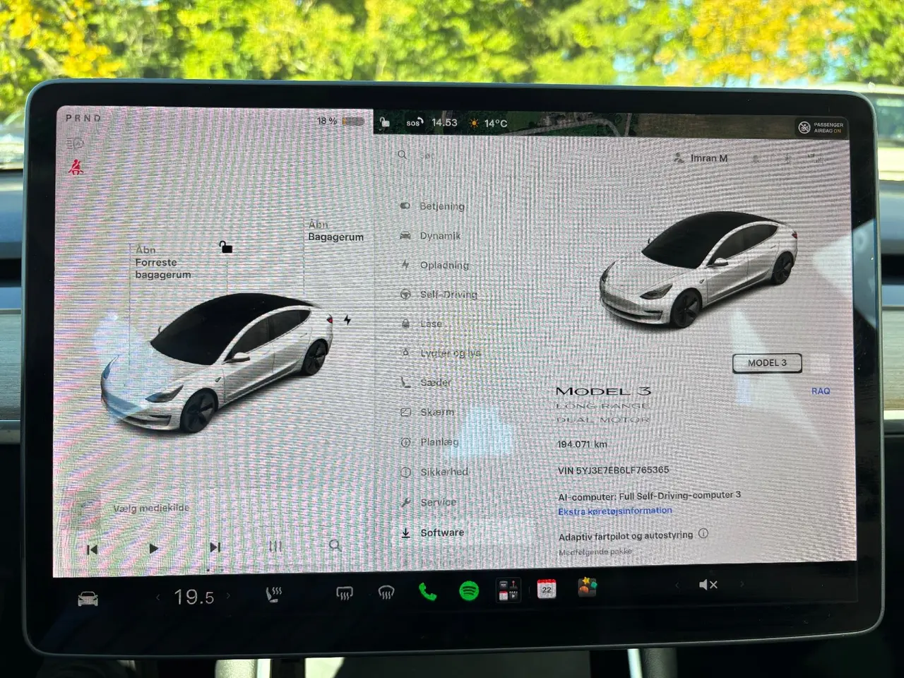 Billede 9 - Tesla Model 3 Long Range AWD