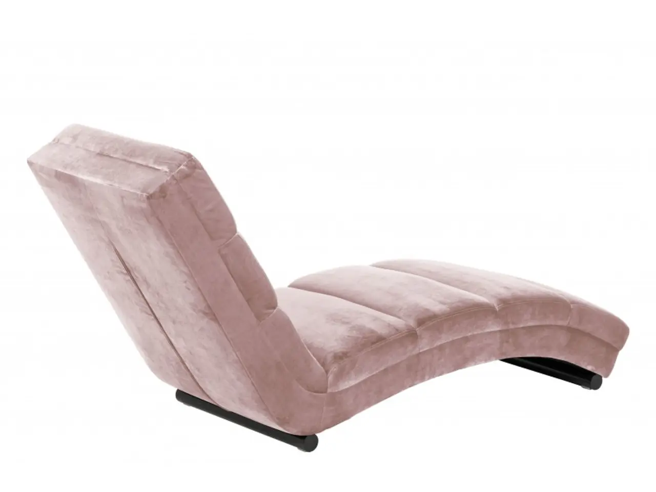 Billede 2 - Slinky Chaiselongue støvet Rosa Velour