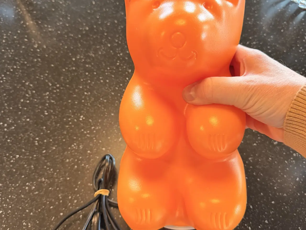 Billede 1 - Orange Bamselampe 
