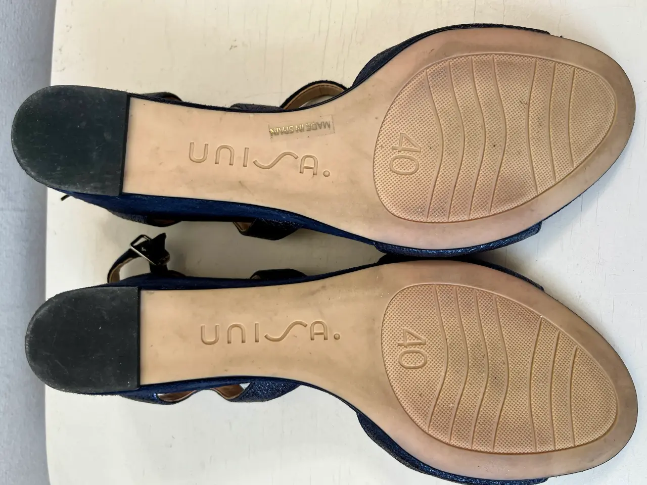 Billede 6 - Unisa, blå sandaler, str 40