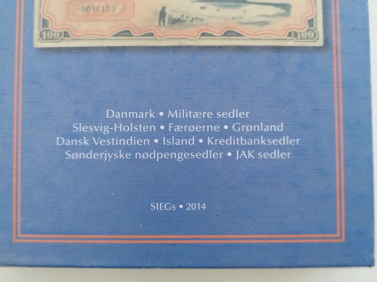 Billede 1 - Siegs Seddelkatalog Danmark 1695-2014