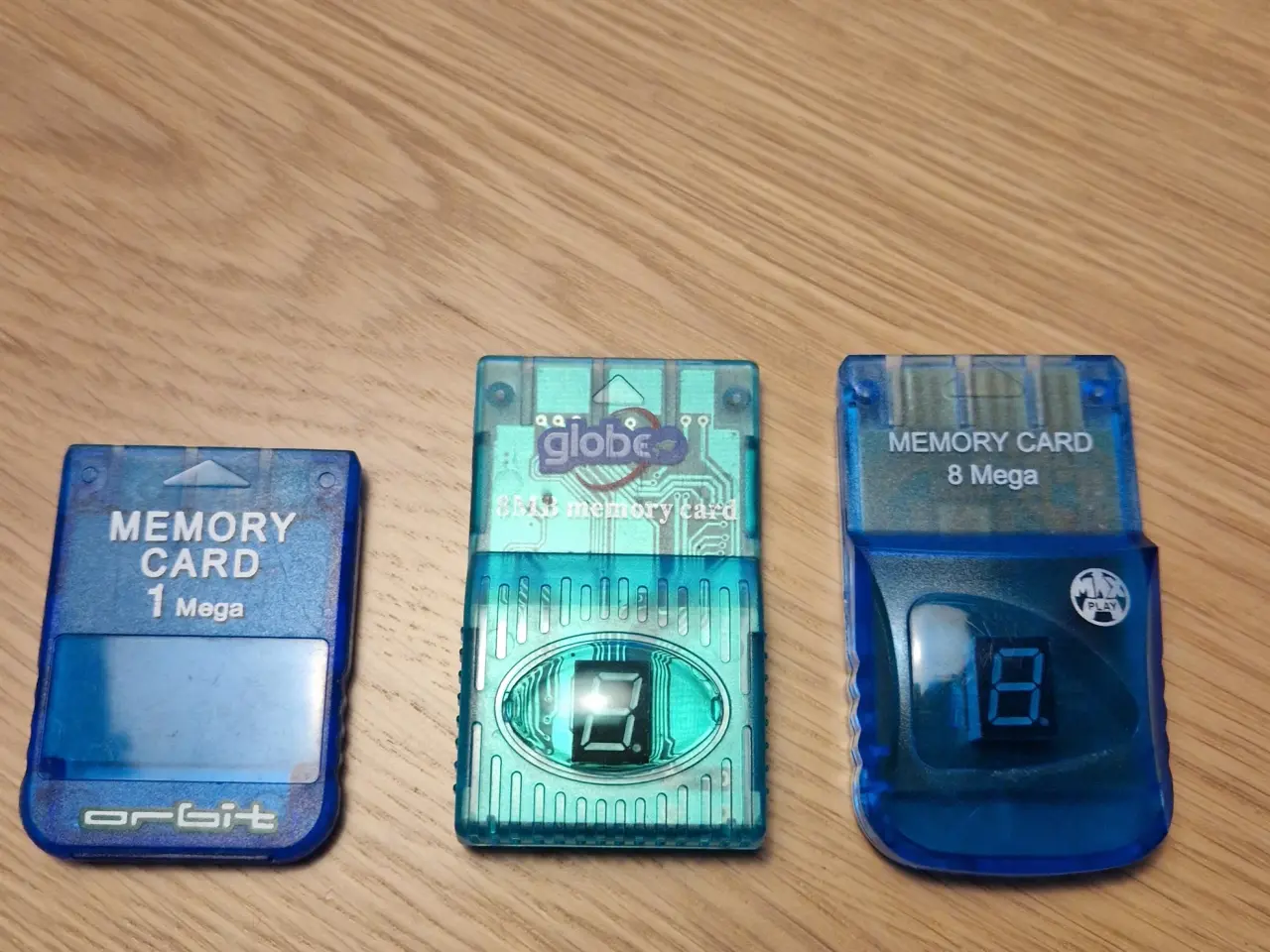 Billede 1 - PlayStation memory cards – 3 stk.