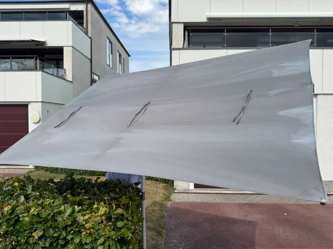 Billede 5 - Aflang parasol med fod