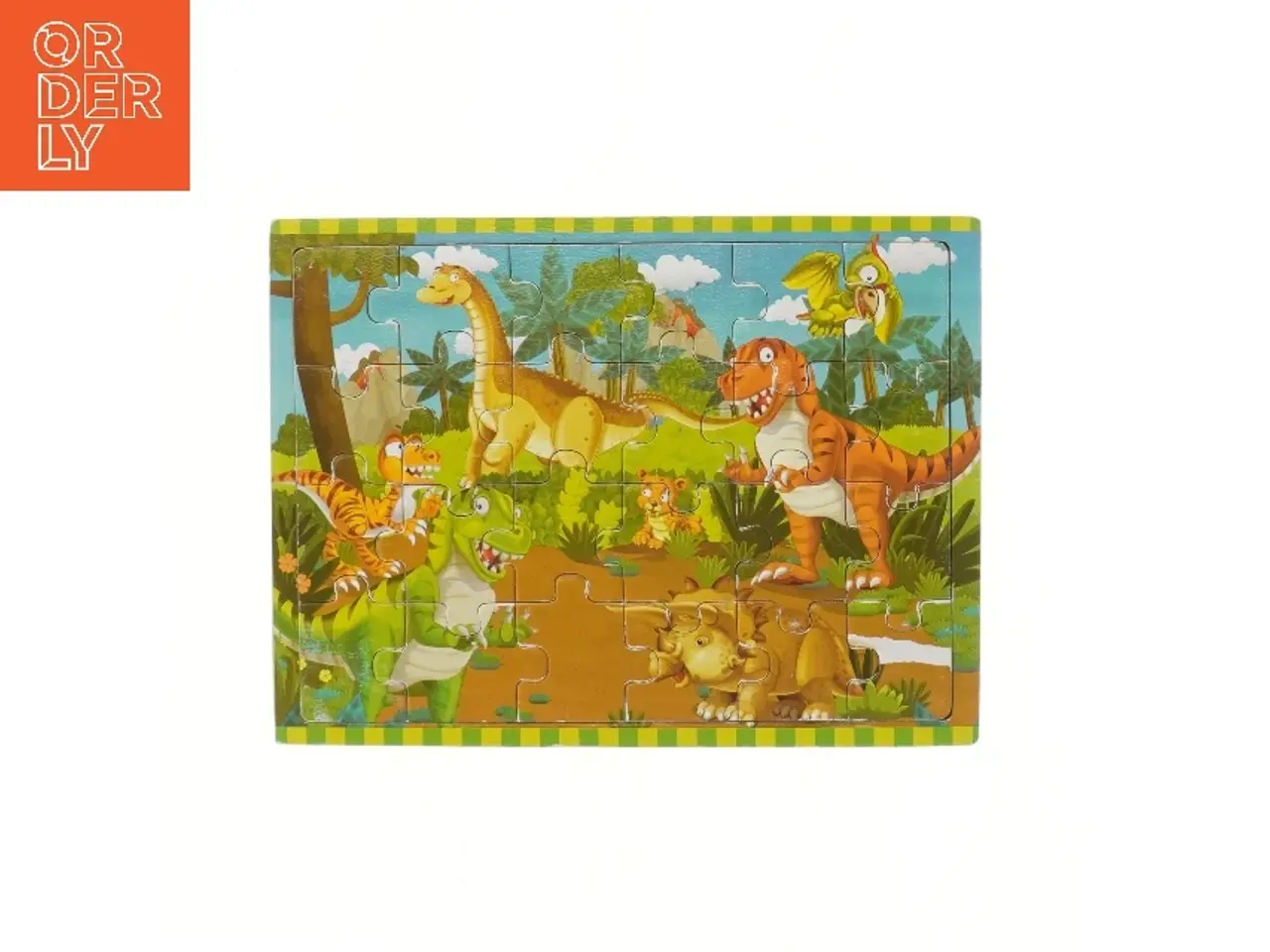 Billede 1 - Dinosaur puslespil (str. 30x20,5 cm)