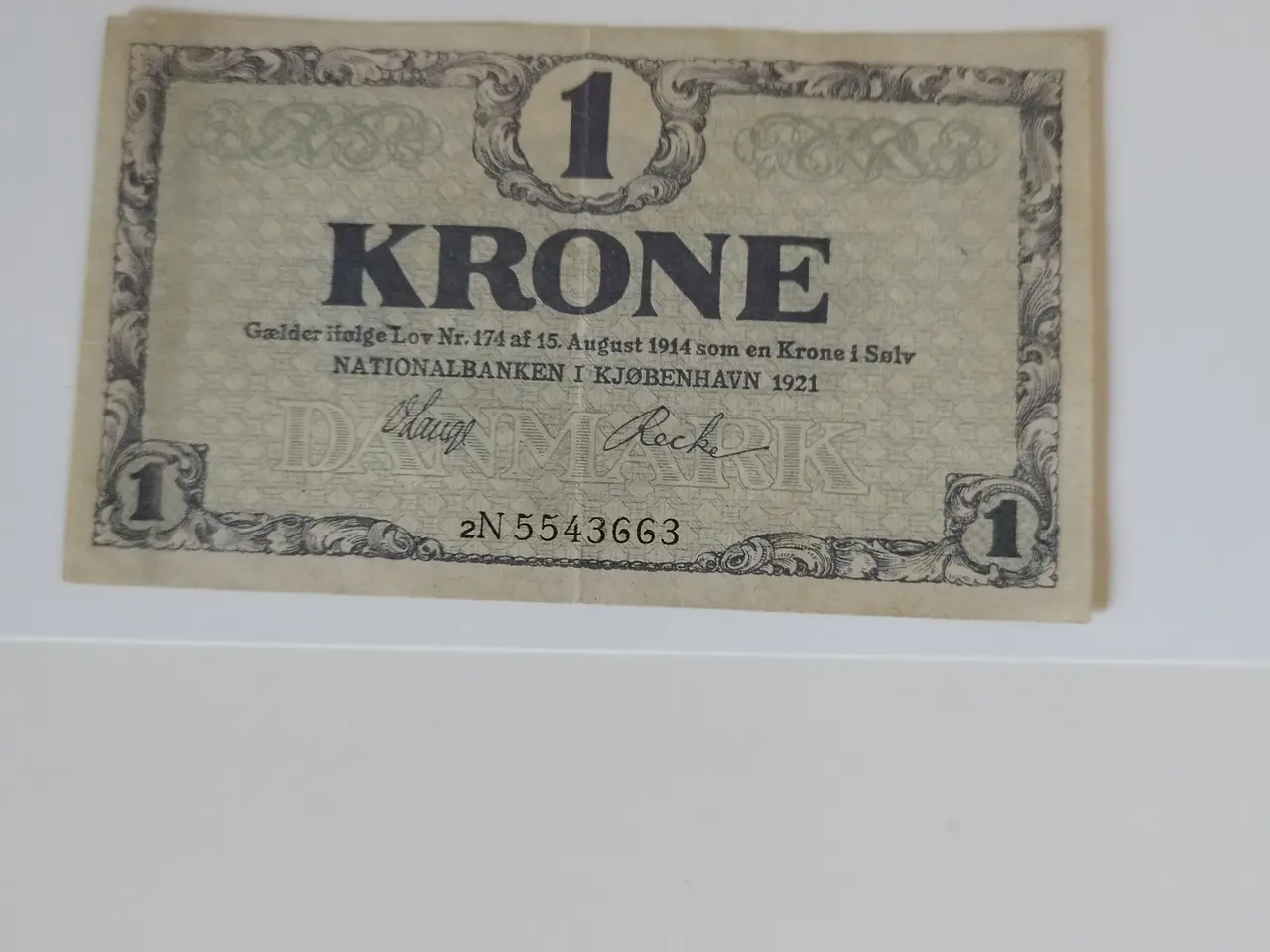 Billede 1 - 1 Krone fra 1921