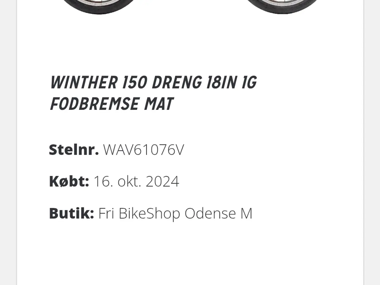 Billede 8 - Winther drengecykel 18"