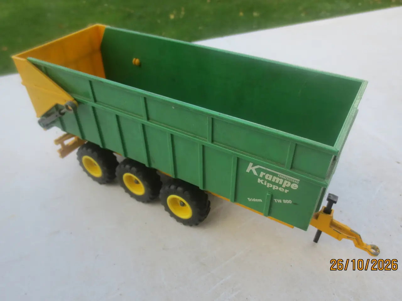 Billede 6 - 1 stk Modeltraktor John Deere 7500 snitter