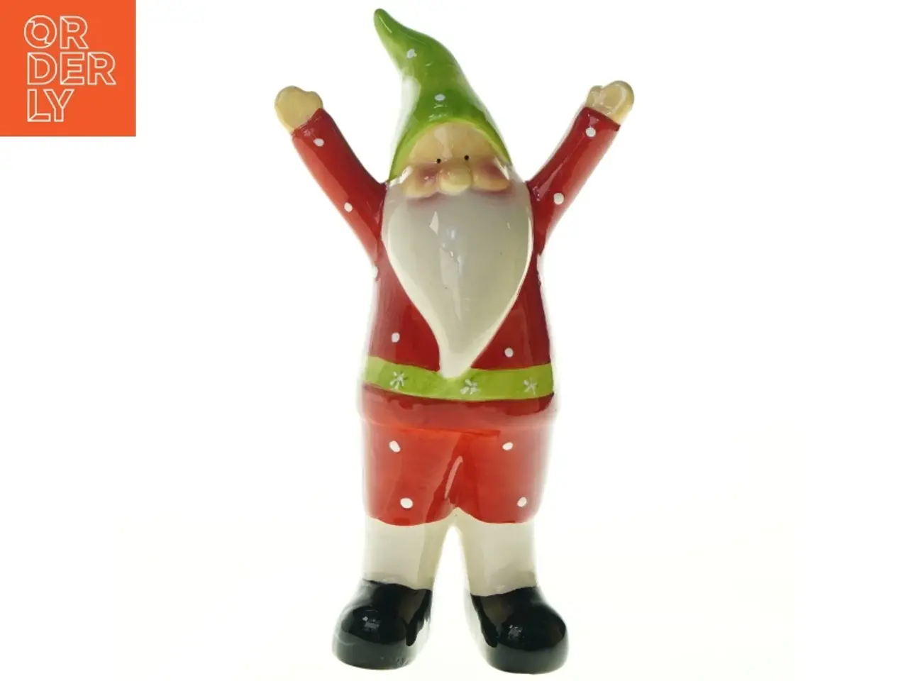 Billede 1 - Keramisk julemandsfigur
