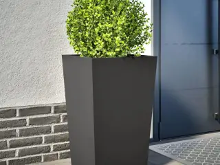 Plantekrukke 45x45x75 cm stål sort