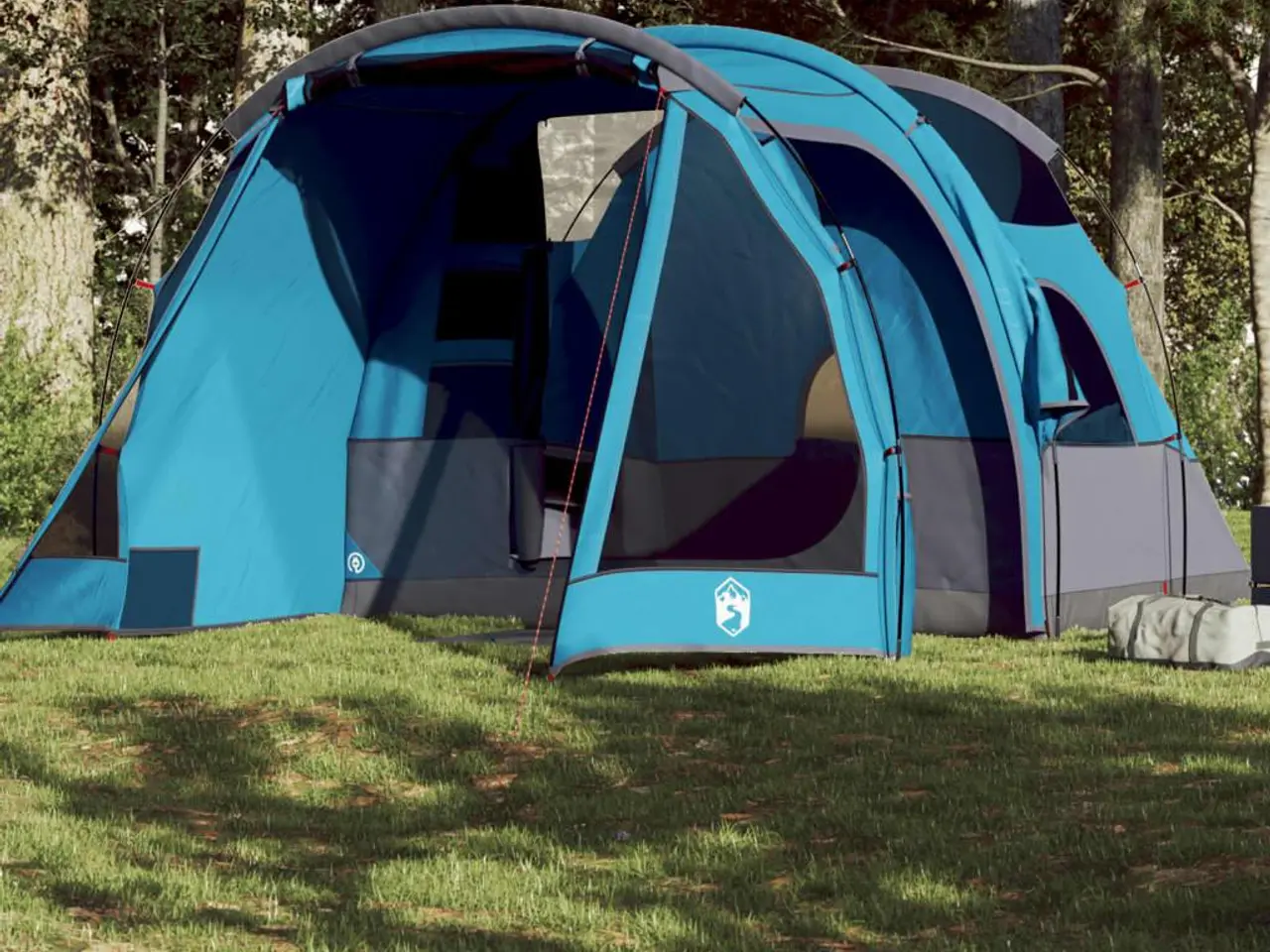 Billede 1 - 4-personers campingtelt vandafvisende blå