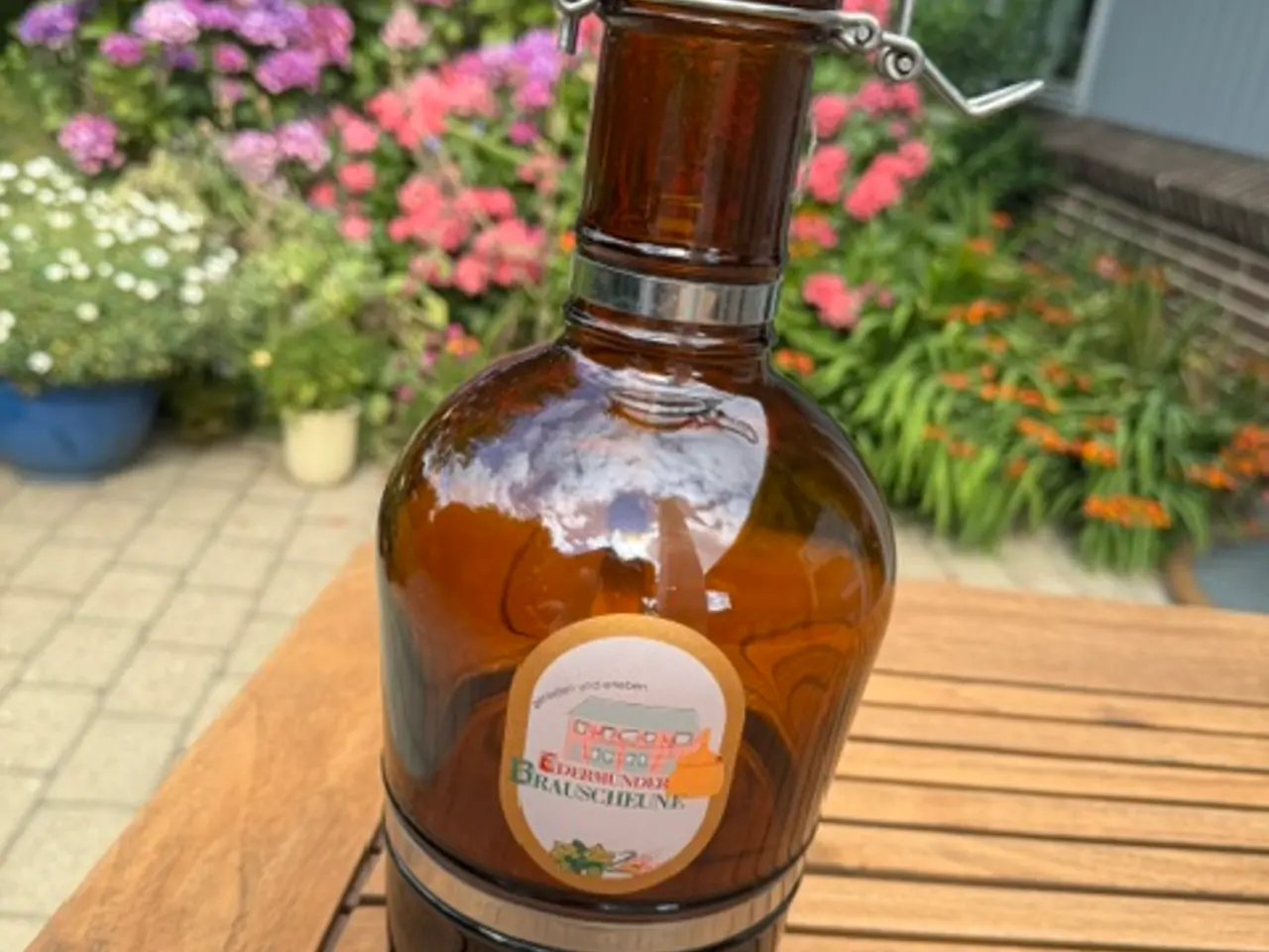 Billede 10 - ØL-FLASKE 2 liter. Øl-growler