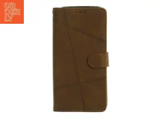Brun mobilpung til smartphone (str. 16 x 8,5 cm)