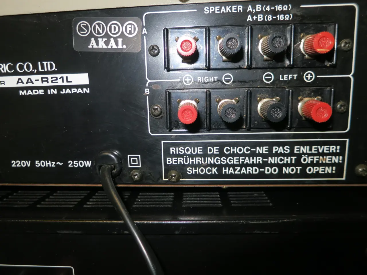 Billede 6 - VINTAGE AKAI AA-R21L FM RECIEVER