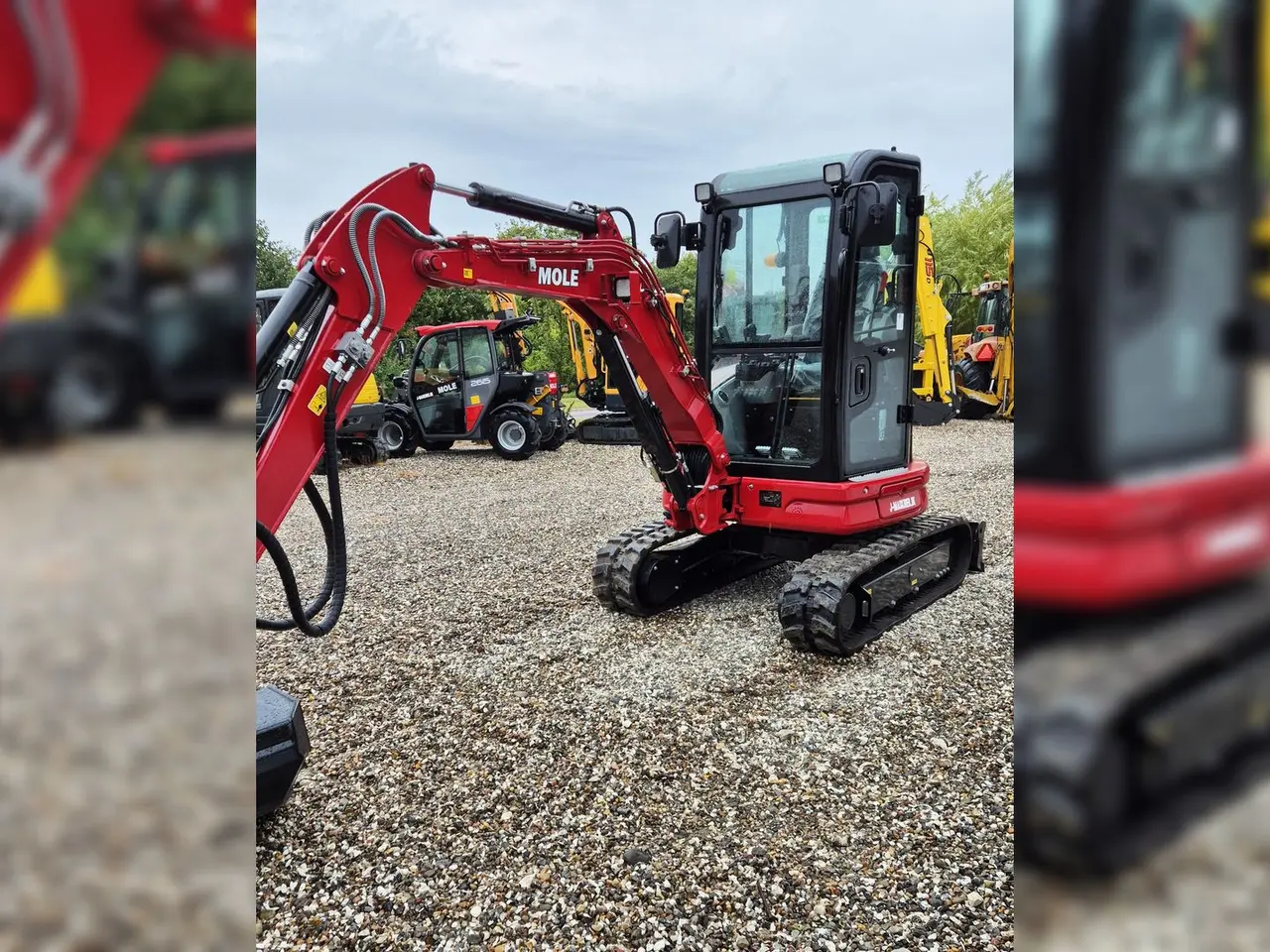 Billede 3 - MOLE M25 / 2.5 tons med Engcon rotortilt og skovlpakke / Yanmar motor