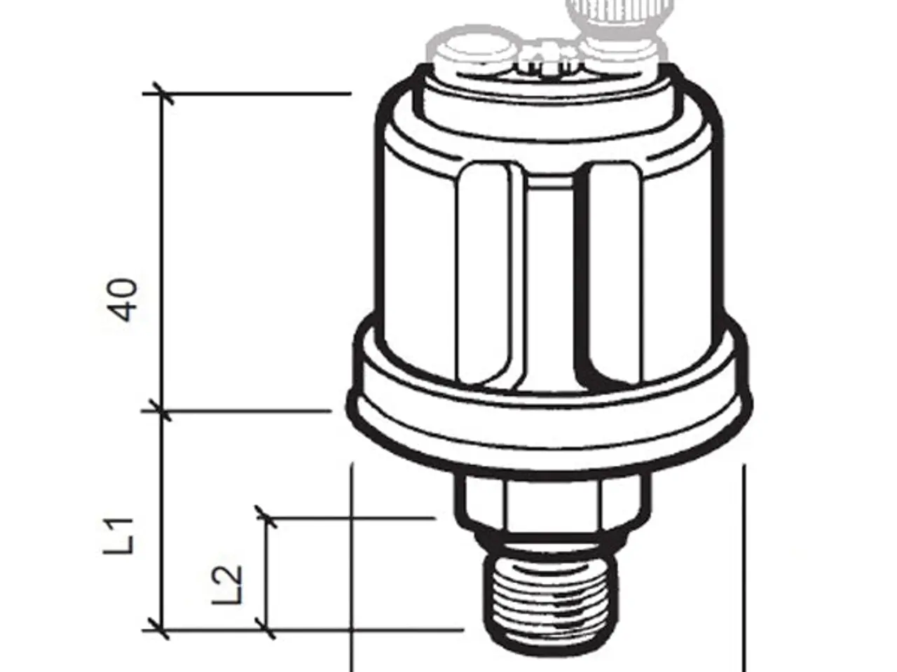 Billede 1 - VDO olietrykssensor 5 bar – M18×1,5
