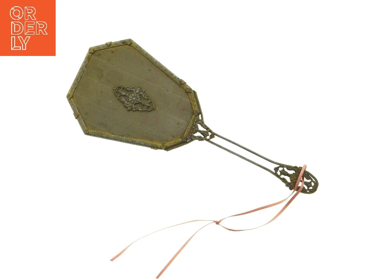 Billede 2 - Antik håndspejl (str. 30 cm)