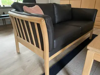 Tremmesofa 3personers 2personers plus sofa bord