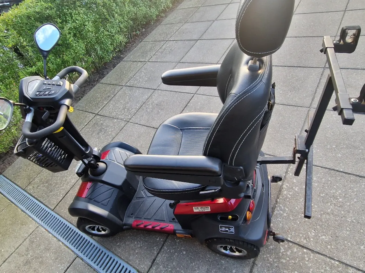 Billede 3 - El-scooter i rød
