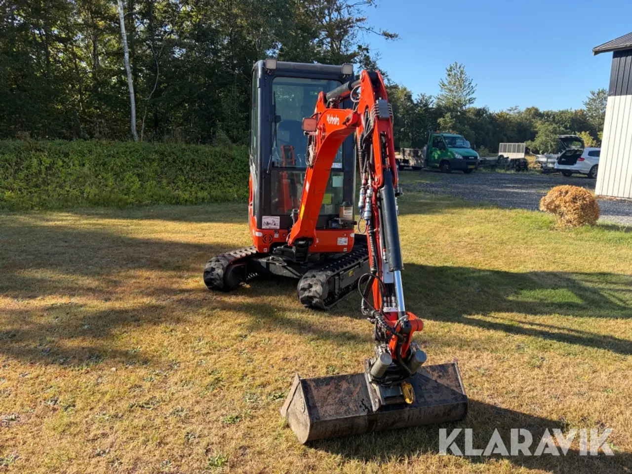 Billede 8 - Gravemaskine Kubota KX019-4 med tilt og centralsmørring