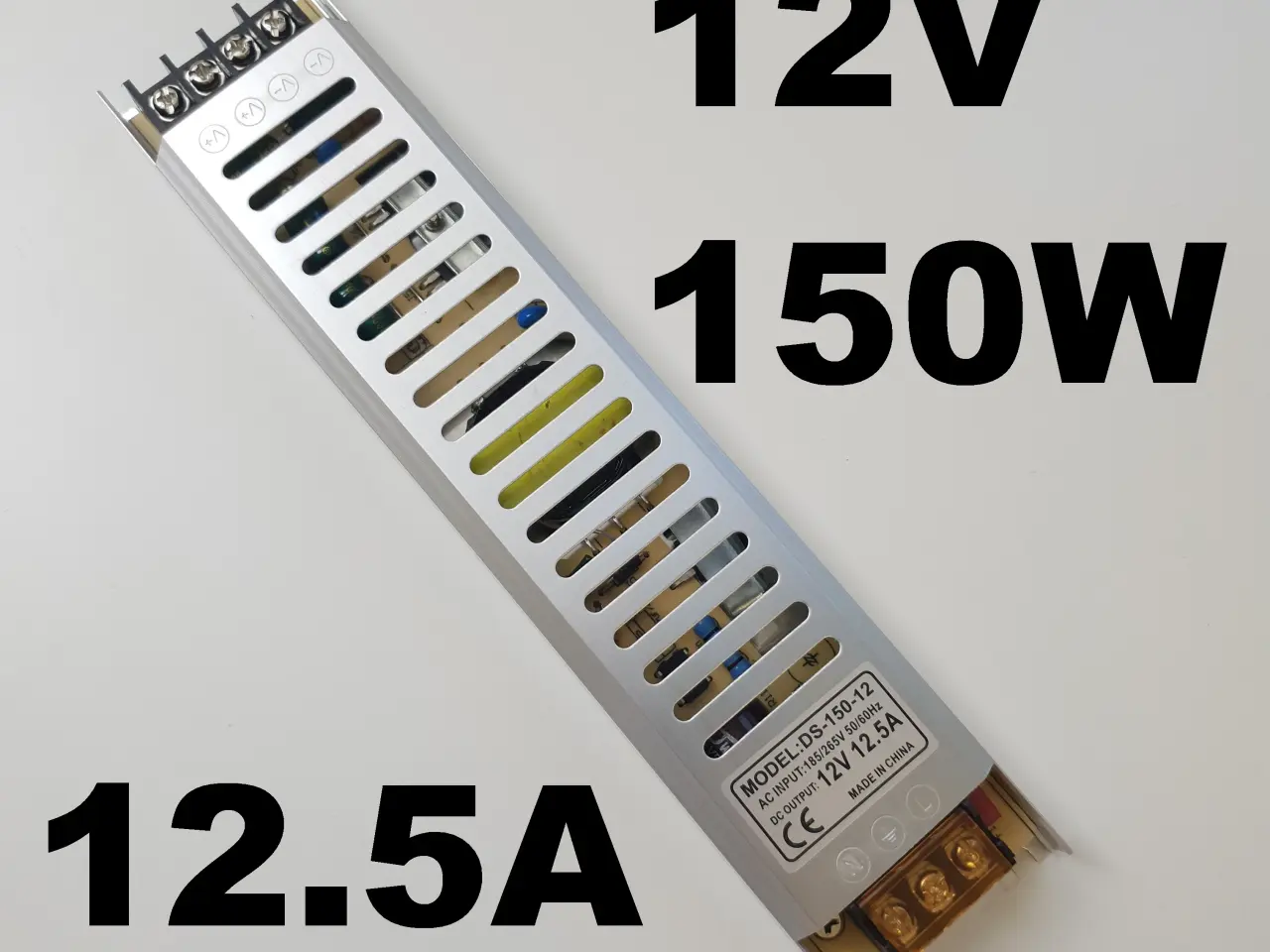 Billede 1 - NY! 12V 12.5A 150W SLIM Modulær