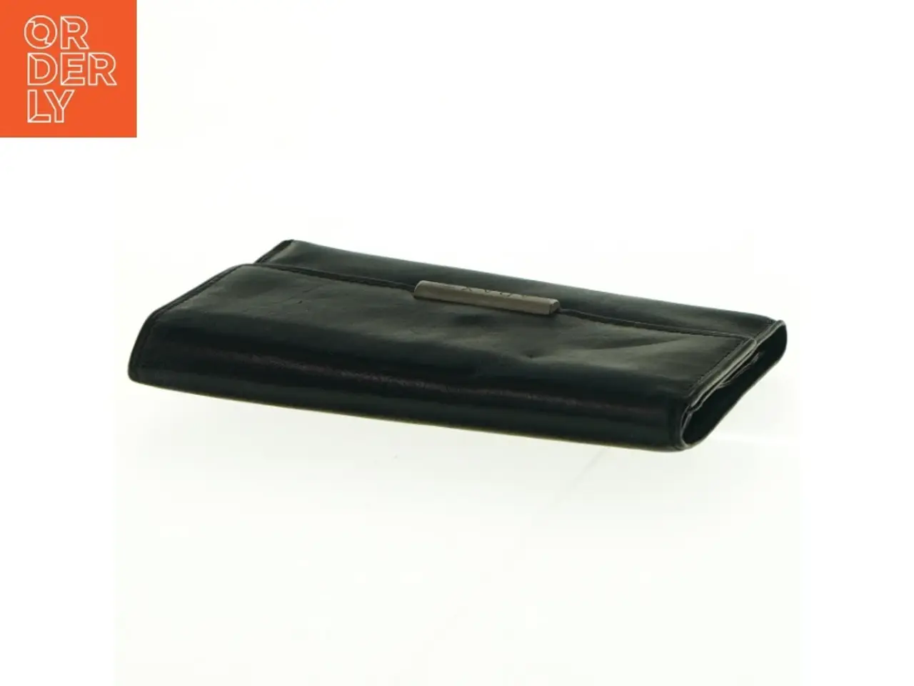 Billede 5 - Sort læderpung fra Adax (str. 15 x 10 cm)