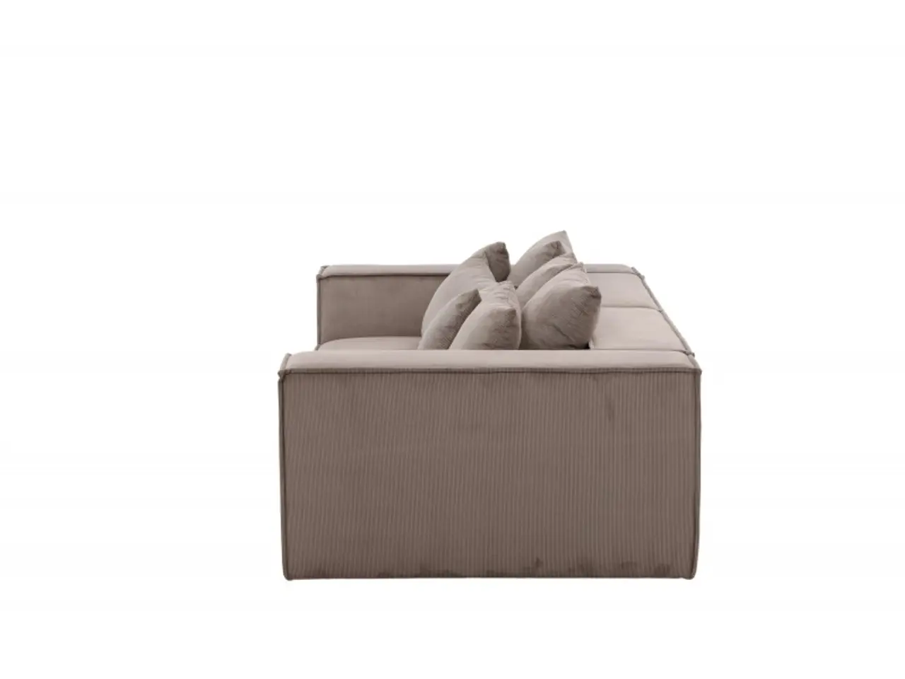 Billede 8 - Gillholmen 3 personers Sofa  - Brun Fløjl
